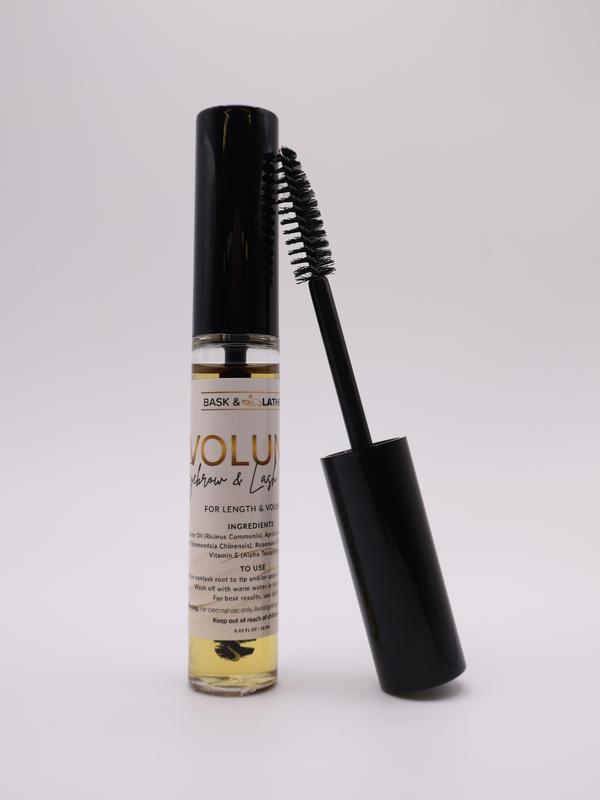 LASH SERUM: Volume Eyebrow and Eyelash For Growth & Thickness Castor Oil Jojoba -3 Month Supply Daily Comfort
