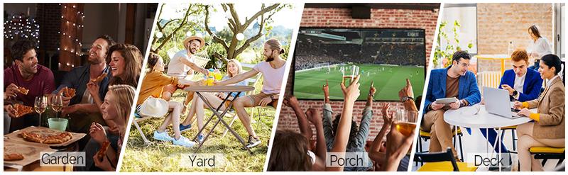 VINGLI 32" Plastic Folding Round Table Bar Height, HDPE Matrial with Gray Metal Finish, High Top Table for Outdoor Party, Cafes, Restaurants, Backyard, Dining Room, Wedding Event,1 Pack, White