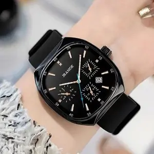 Valentine's Day Gift Viral Waterproof Watch Trendy Red Black Brown Strap Ins Style Casual Mens Womens Fashion Luminous High-Value Wristwatch Christmas Holiday 2026