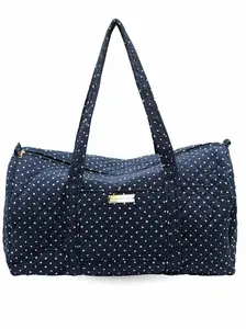 Navy Polka Dot Duffel Bag Navy Polka Dot Duffel Bag