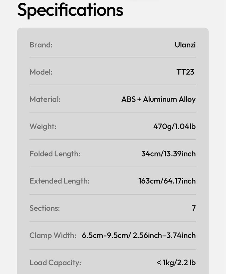 ULANZI TT23 64" Auto Face Tracking Tripod for iPhone/Android with Remote 360° Rotating Selfie Stick Follows Your Movement Facial Recognition Tripod for iPhone 17/16/15/14/13/Android/Camera/GoPro