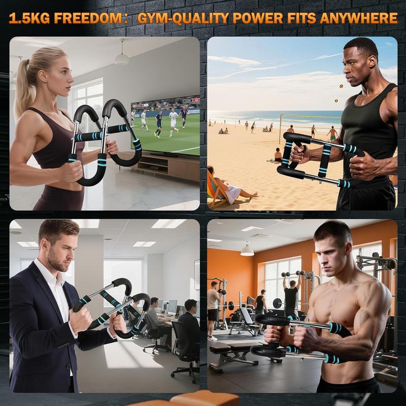 Twister Arm Trainer, Adjustable Chest Workout Equipment, Arm Trainer for Men, Arm Exercise Equipment, Chest Trainer for Men, Shoulders and Forearms Muscle Training Fitness Equipment Twister Arm Trainer, Adjustable Chest Workout Equipment, Arm Trainer for Men, Arm Exercise Equipment, Chest Trainer for Men, Shoulders and Forearms Muscle Training Fitness Equipment