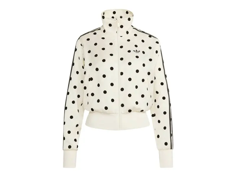 adidas Men's Women's Satin Polka Dots TT Track Jacket Off White, from StockX