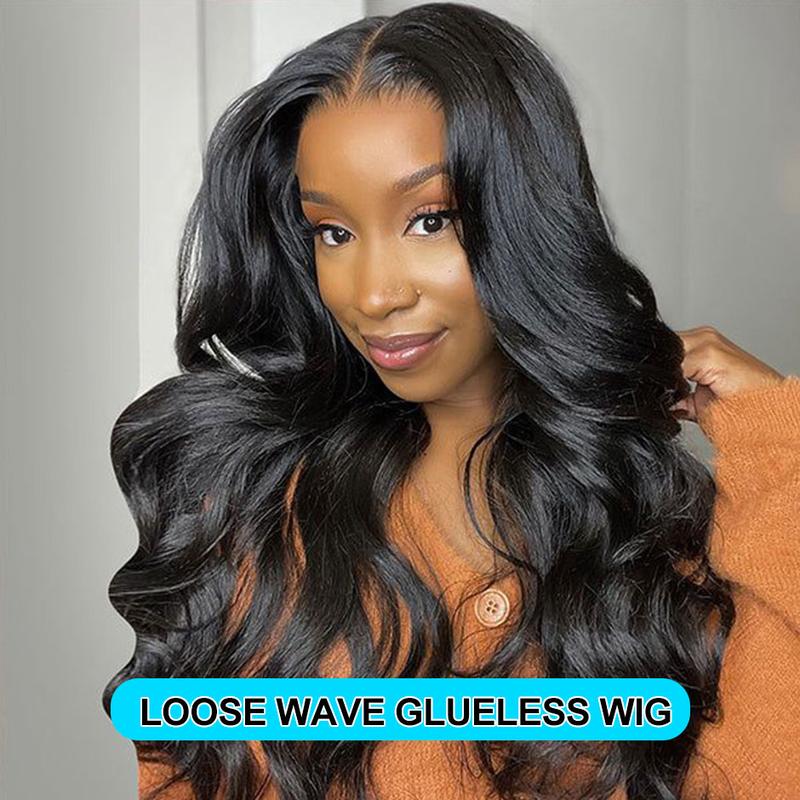 MORE FACE Water Wave Wear Go Wig Pre Bleached Knots Pre Cut Lace 4x6 HD Glueless Wigs Afro Kinky Curly Human Hair Wigs