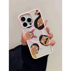 Bobs Burgers Family Fun Element-Design Phone Case, Suitable For IPhone Models 16, 15, 14 Pro Max, 13, 12, 11, XR, XS Plus Phone Cases, Made Of TPU Silicone Material, Providing Shock And Drop Protection, With Drop Protection Function