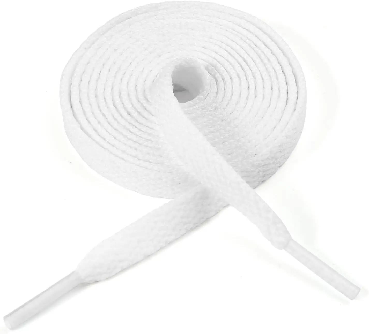 Classic Flat Replacement Shoelaces - 1 Pair, 54in Length, 5/16in Width, Lace-Up Tie, for Casual Sport Sneakers & Men's Roller Skates, Replaces Worn Laces