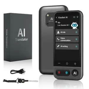 AI Language Translator, Real-Time Voice and Image Translations, Smart Mini AI Chatbot, for Business Travel Learning Digital Products Charging