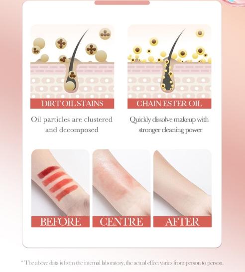 Deep Double Cleansing Makeup Remover Oil, 150ml/5.07fl oz Gentle Makeup Cleansing Oil, Deep Cleansing Oil, Facial Cleansing Product for Women & Girls Cleanser Cosmetic