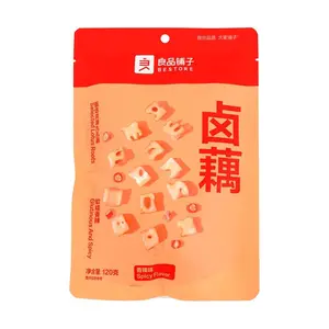 BESTORE Spicy Braised Lotus Root Snacks - 120g Pack, Savory & Flavorful Chinese Delicacy