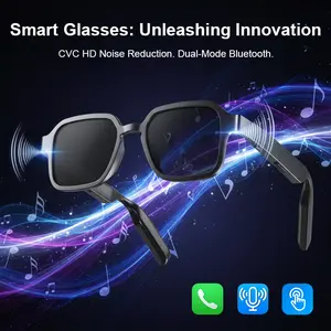 AI Translation Smart Glasses, 160 Languages Real-Time, Bluetooth Audio with Built-in Speakers & Mic, Hands-Free Calls & Music, Color-Changing Lenses for Travel & Driving