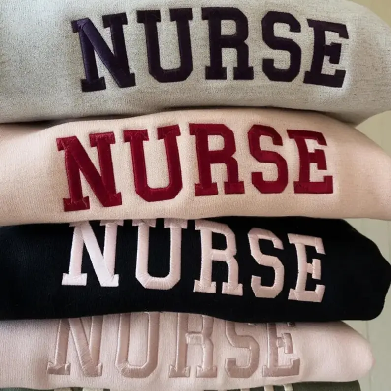 Embroidered Nurse Sweatshirt, Nurse T-Shirt, RN Shirt, Nursing School Shirt, Registered Nurse Shirt, Nurse Gift