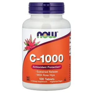 NOW Foods C-1000 With Rose Hips, 100 Tablets