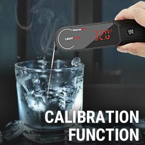 [BBQ Season]ThermoPro 1-S Read Digital Meat Thermometer, Auto-Rotating Display, Waterproof for Cooking, BBQ, Grill, Kitchen Measuring Utensils Black  Modern Kitchenware Compact