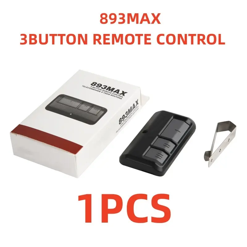Garage Door Opener Remote Control, Compatible with LiftMaster 371LM 971LM 81LM 891LM 893MAX, Batteries Included, Rolling Code, Door Access, Multi-Freq, Metal & ABS Construction