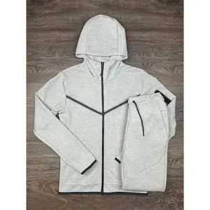 Men's Trendy Casual Spring And Autumn Sportswear, Two-piece Hooded Sweatshirt Boutique Sportswear Set, Sportswear Set, Sweatpants Hooded Sweatshirt Set, Spring Autumn Winter Casual Long Sleeve Two-piece Set