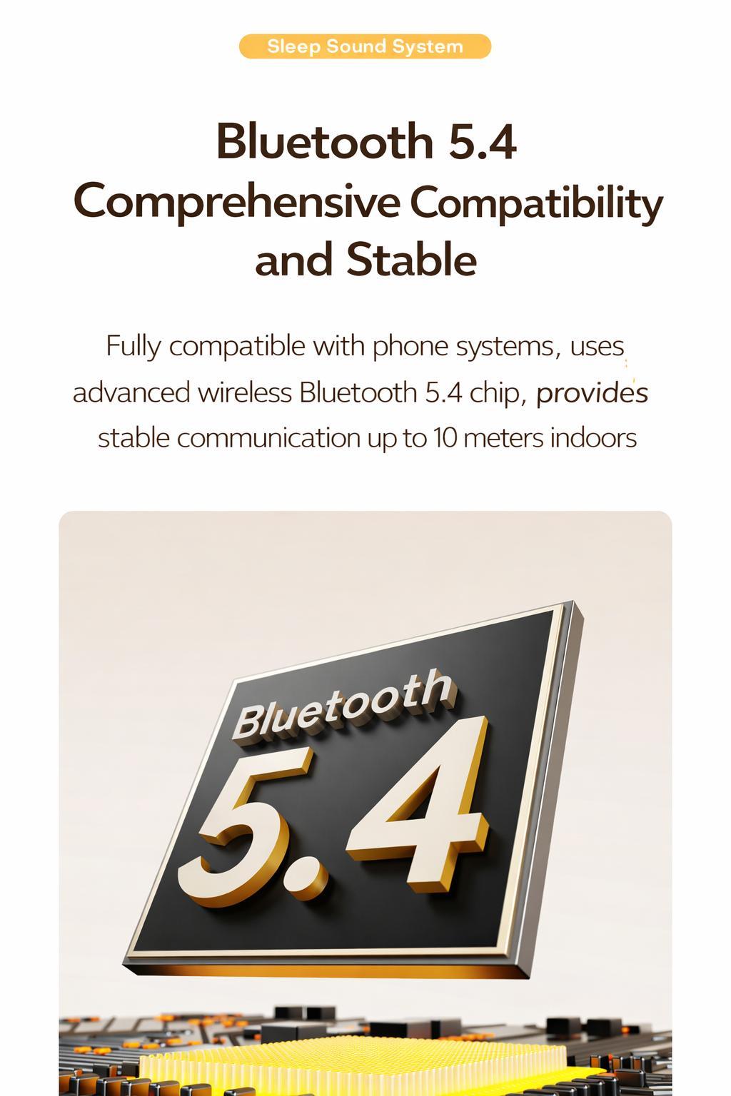 2026 New Product: Ultra-thin Pillow-Side Speaker with White Noise Function, Mini Bluetooth Speaker for Sleep