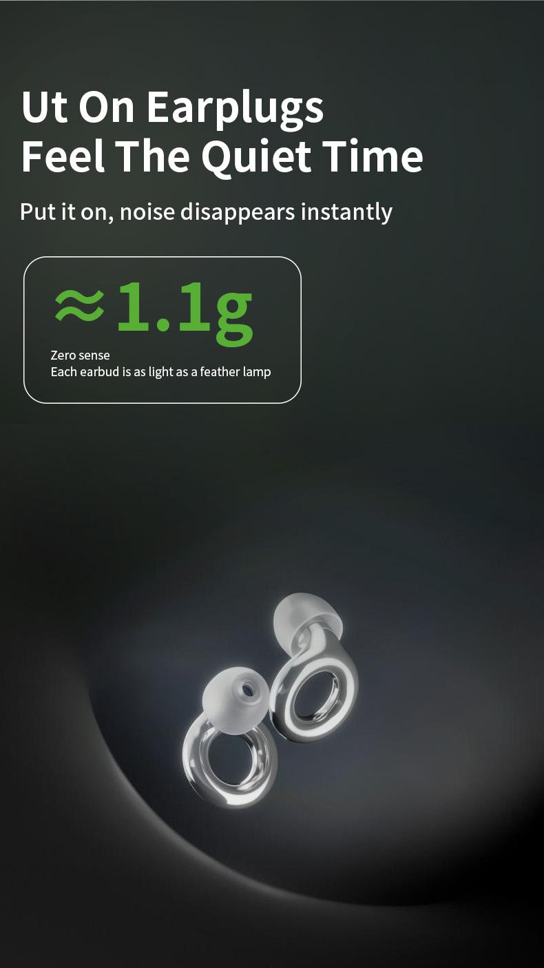 Quiet 2 Earplugs, Sleep, Focus & Travel Use, 24 dB High Noise Reduction with Soft-Touch Comfort, 1 Pair + Case，gifts for girlfriend