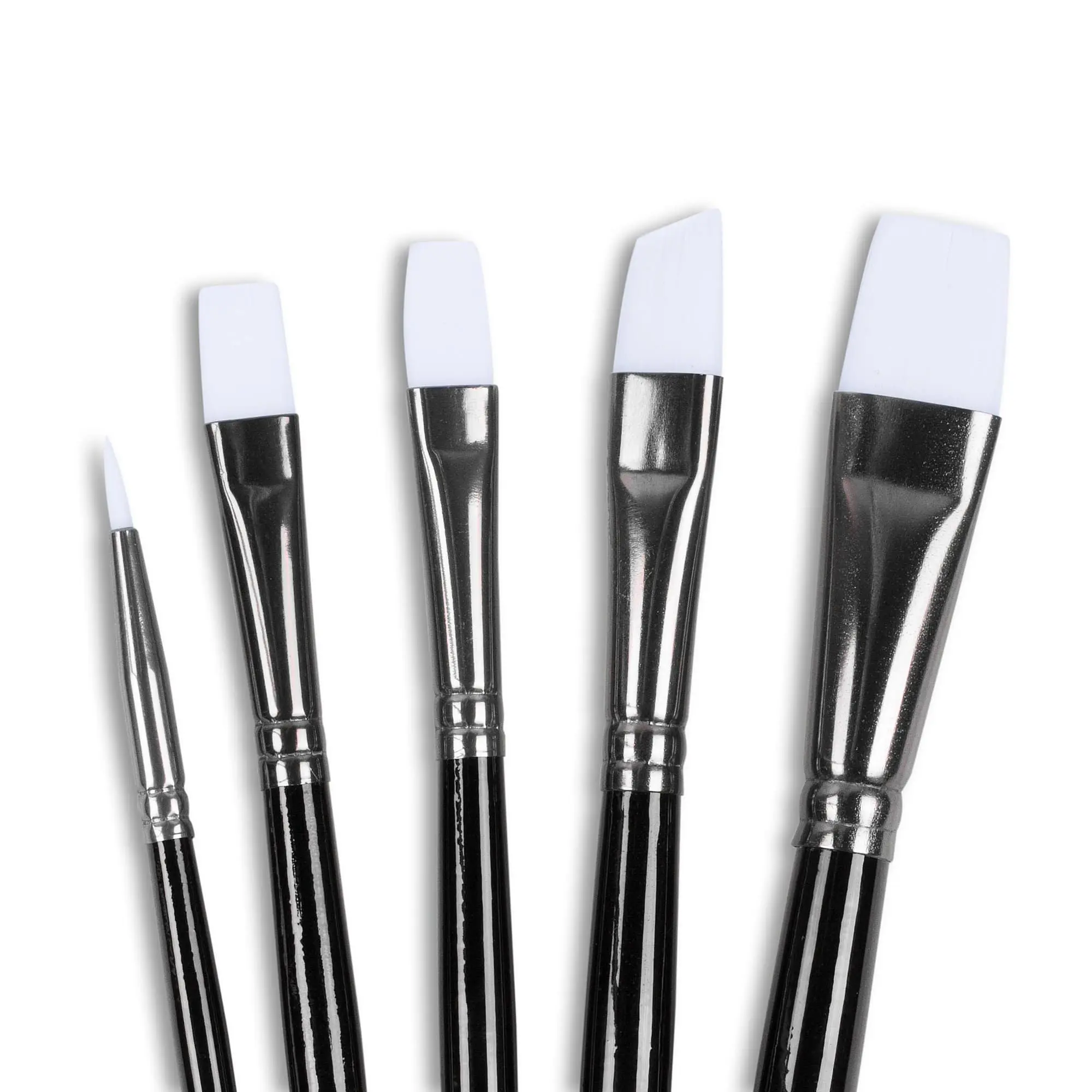 Angelus Paint Brush Set For Arts And Craft - Custom Shoes, Shoe Painting, Acrylic Paintbrush Set With Soft Bristles, Soft Bristles For Less Streaks