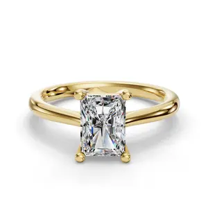 Radiant Solitaire Engagement Ring