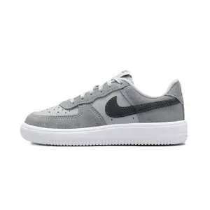 Little Kid's Nike Force 1 Low Lace ESS+ Lt Smoke Grey/Dk Smoke Grey (IQ2747 001)