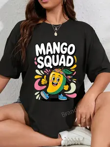 100% Cotton Funny Mango Design for Men Women Boy Girl Mango Fruit Lover T-Shirt