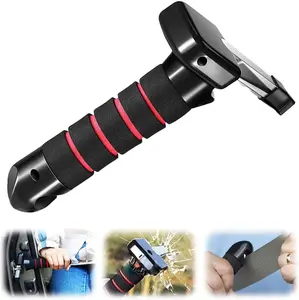 Car Handle Cane Car Door Handle for Elderly, Upgrade Multifunctional Cars Handles Assist Support, Handles Door Latch for Seniors and Handicapped (red)