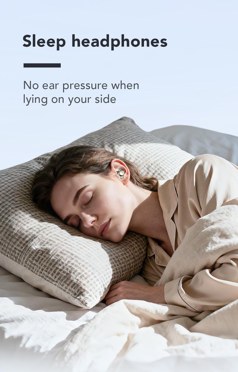 MINISO MS108 Wireless Headphones In-ear Design Noise Cancelling True Wireless Earbuds with Digital Display Bluetooth 6.0 Gaming Headset for Running Exercising Lightweight Fitness Earphones