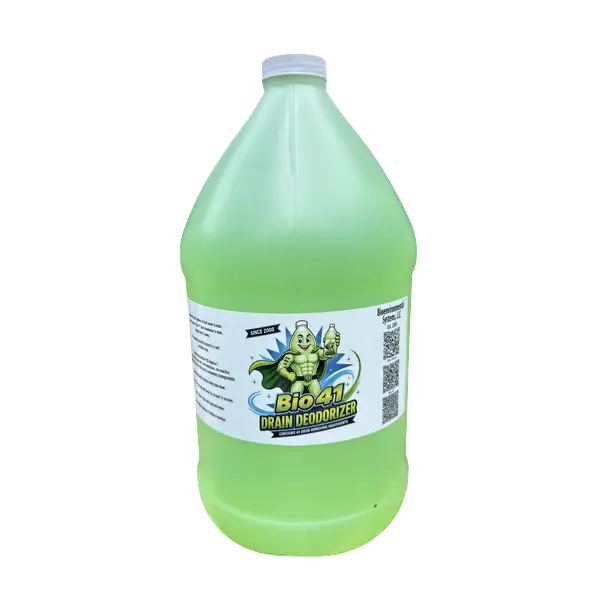 Bio41 Drain Deodorizer- Odor Eliminator - Commercial Drain Deodorizer -   Household  Neutralizer Sewer Gas Smell Remover - One Gallon