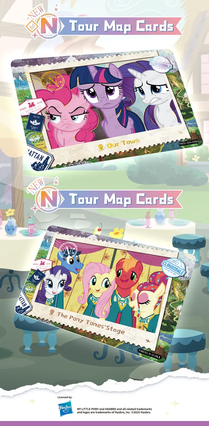 My Little Pony Friendship Theme Non-Sports Trading Card Collectible - Friendship Eternal Fun Moments Select Edition NA-001A, Includes Pony Art & Storage Box, Card Game Accessory