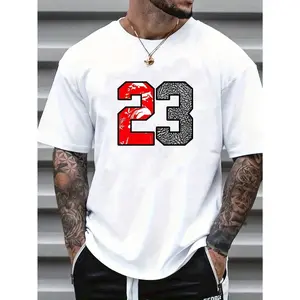 Cotton T - Shirt With A Sports - Inspired Design: '23' Graphic For A Basketball - Themed And Iconic Vibe Golf Gift T-Shirt For Men And Women