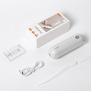 JISULIFE Handheld Fan with 4500 mAh Powerbank Max 46H Runtime, USB Powered Folding Personal Fan,3 Speeds,Gifts for Women Men Kids Gift for Festival