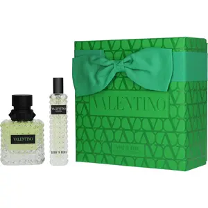 Valentino Donna Born In Roma Green Stravaganza Set-Eau De Parfum Spray 1.7 Oz & Eau De Parfum Spray 0.5 Oz For Women
