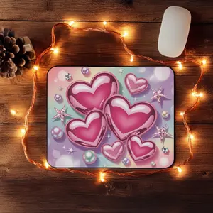 Mouse Pad - Macron Hearts