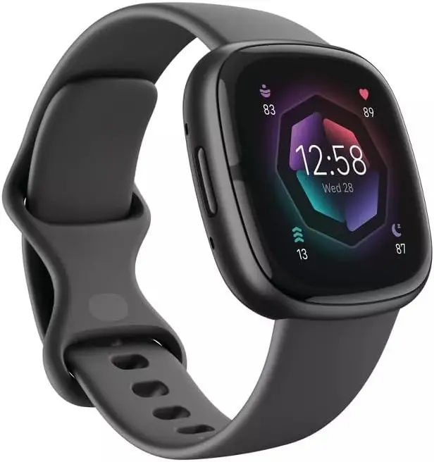 Fitbit Sense 2 Advanced Health & Fitness Wristwatch - Water-Resistant Wearable Device with Workout Tools, Stress Management, Sleep Tracking, ECG App, SpO2, 24/7 Heart Rate Monitor, GPS, Bluetooth, 1 Size (S & L Bands Included) - Android Compatible