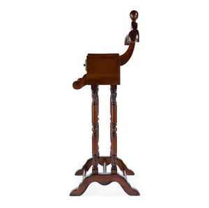 Petrov Clothing Valet Stand in Medium Brown  0900011