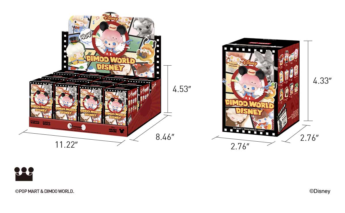 POP MART DIMOO WORLD × DISNEY Series Figures POP MART DIMOO WORLD × DISNEY Series Figures