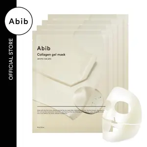Abib Official Collagen Gel Mask with Jericho Rose (4P) - Korean Vegan Collagen Overnight Hydrogel Mask for Glowing Skin, Elasticity Improvement Abib Official Collagen Gel Mask with Jericho Rose (4P) - Korean Vegan Collagen Overnight Hydrogel Mask for Glowing Skin, Elasticity Improvement