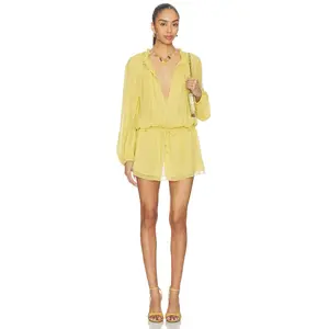 Tularosa Gianna Mini Dress in Chartreuse Tularosa Gianna Mini Dress in Chartreuse