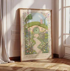 [Sale off up to 50%] [Free ship] [No Frame] All We Have to Decide Quote Print, Fantasy Wall Art, The Shire-Inspired Wall Art, Hobbit Home Décor, Book Lover Gift, Gandalf Fantasy Quote