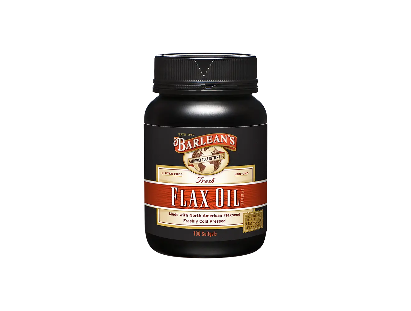 Barlean's Fresh Flax Oil Softgels Capsules Healthcare Optimum