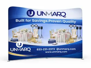 Custom Printed Curved Fabric Backdrop