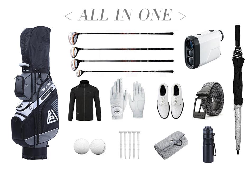 Ask Echo T-LOCK 3.0 14 Way Organizer Golf Quiet Cart Bag