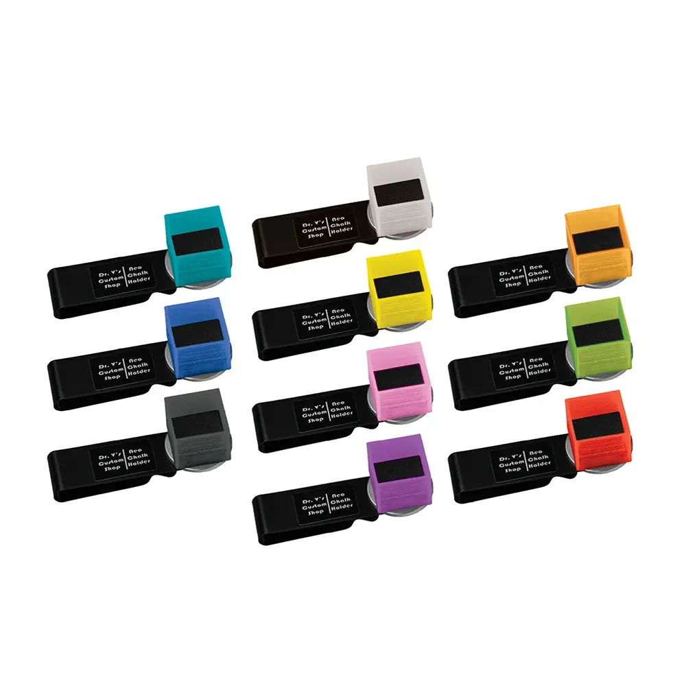 Billiards Magnetic Hexagon Chalk Holder - 3D Printed, Secure Metal Belt Clip, Magnetic Allure to Keep Chalk Securely in Place, Portable Accessory for Cue Artists