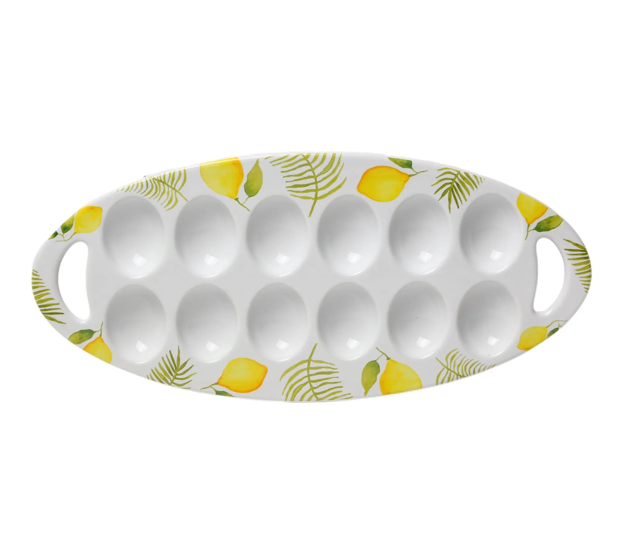 Temp-tations 15" Egg Serving Tray with Handles