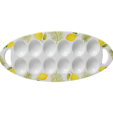 Temp-tations 15" Egg Serving Tray with Handles