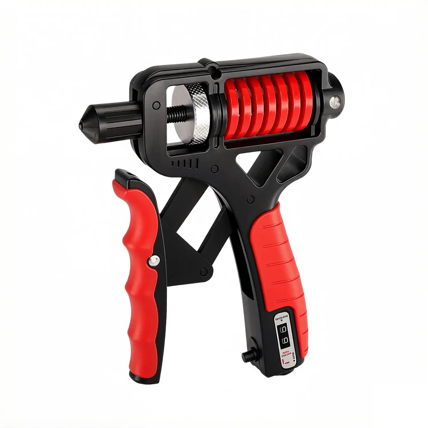 Adjustable Hand Grip Strengthener – Heavy-Duty Steel, 11–363lb Resistance, Ergonomic TPR Handle, Dual Spring Grip Trainer with Digital Counter for Forearm & Hand Exercise