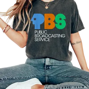 Protect PBS Logo T-shirt, Retro Public Broadcasting Service Shirt, Classic TV Fans Gift, Political Protest Tee