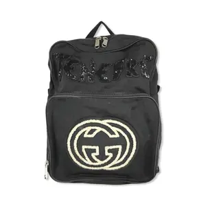 Pre-owned GUCCI Nylon Backpacks Interlocking G Backpack G1146