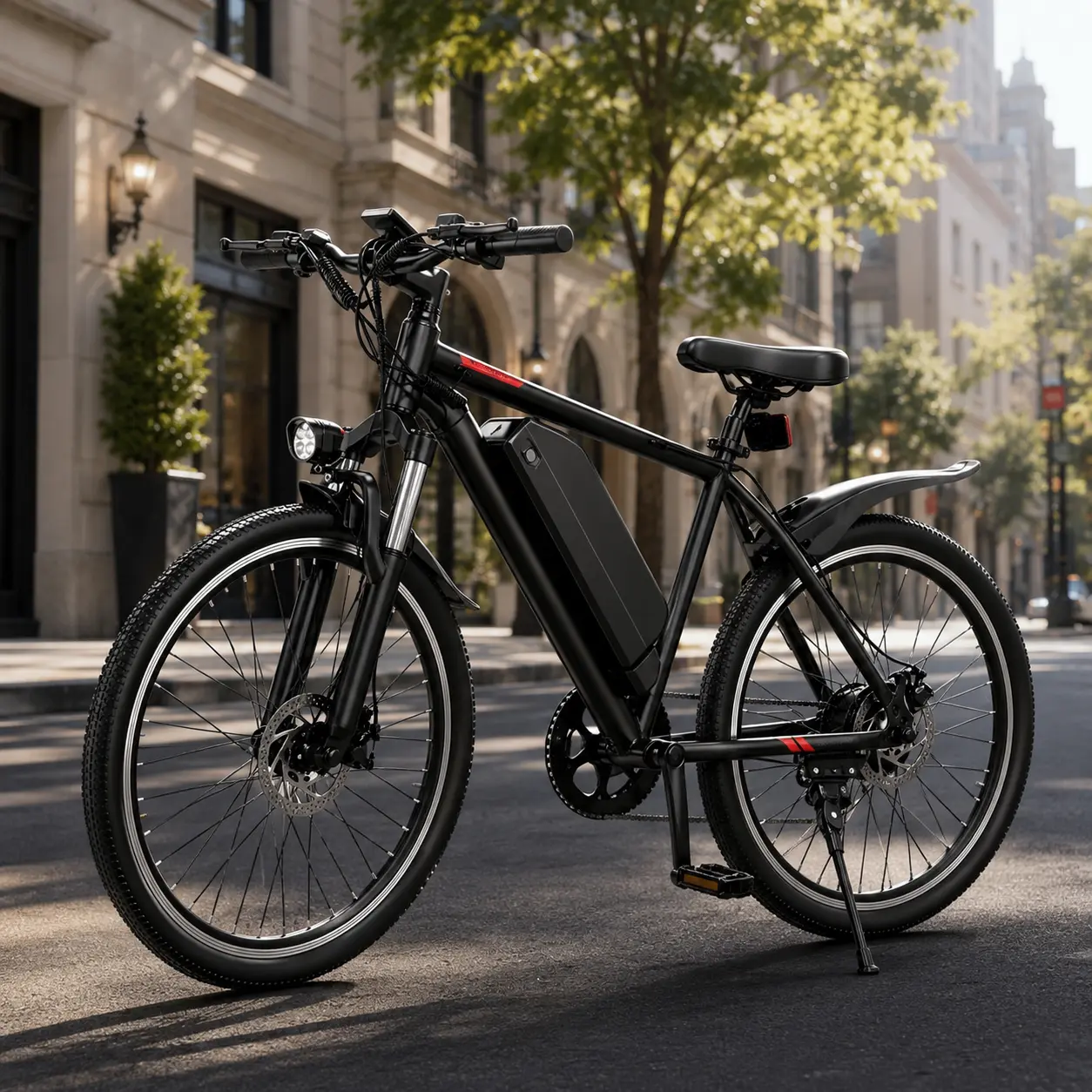 Adult Electric Bike | 350W Motor, 22MPH Top Speed, 30-55 Mile Range, Removable Battery, 7-Speed & All-Terrain Commuter E-Bike