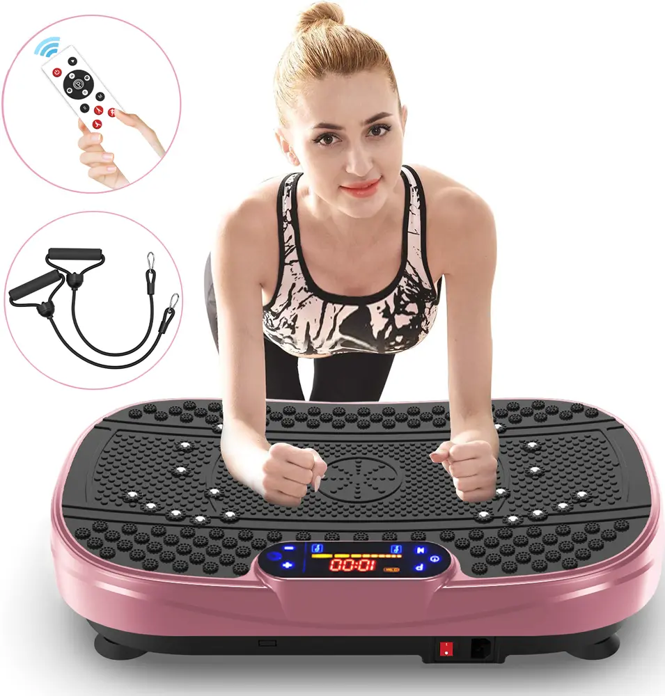 Hufaut Vibration Plate Exercise Machine - Vibration Plates for Home Gym, Max Weight Capacity 330LBS